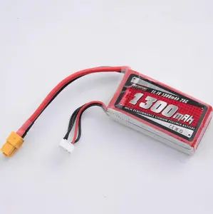 Battery 11.1V 1300mAh 25C XT60 Plug（Suitable for 1220mm Ranger V1 & V2, 1200mm Super EZ, 2300mm FOX）