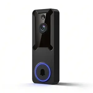 Doorbell Camera Wireless, Smart WiFi Video Doorbell, 1080P, Video Doorbell Camera with 2 Way Audio, AI Human Detection, Night Vision, Cloud Storage, Battery Powered, Easy Installation, 2.4G WiFi Only