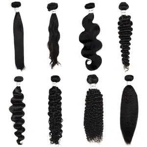 Hairandmoney 10A Grade Indian Hair Extensions Individual Bundle