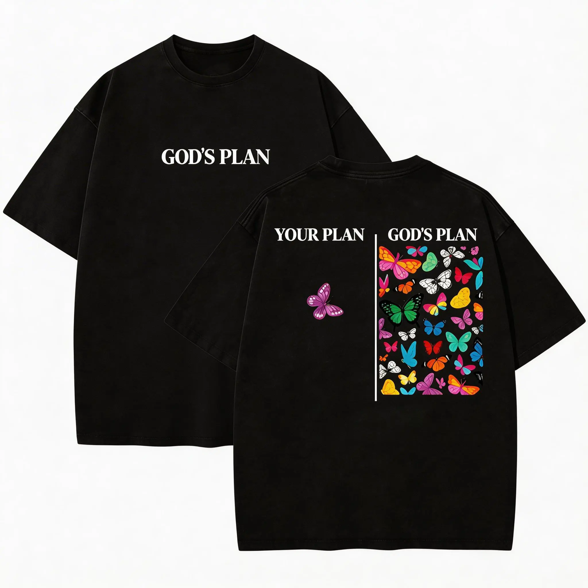 Brand New Men’s Collection – Project of God Unisex Washed T-Shirts, Christian Theme Tees, Vintage 90s Pattern Tees, Stylish Gift Tops, Cotton Streetwear for Summer, Ideal Gifts for Him & Her