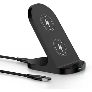for Pixel 9 Fast Charging Wireless Charger Stand for Google Pixel 10 Pro XL 9a 8 7,Samsung Galaxy S25Ultra Z Flip/Fold7 S24FE S23Plus S22,15W Wireless Charging Station for iPhone 17 Pro Max 16e 16Plus