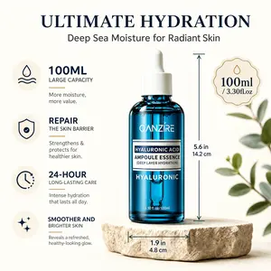 100ml Brightening Serum, Hyaluronic Acid Face Serum, Anti-Aging Serum for Reducing Wrinkles, Firming, Moisturizing & Skin Repair Moisturize Hydrating