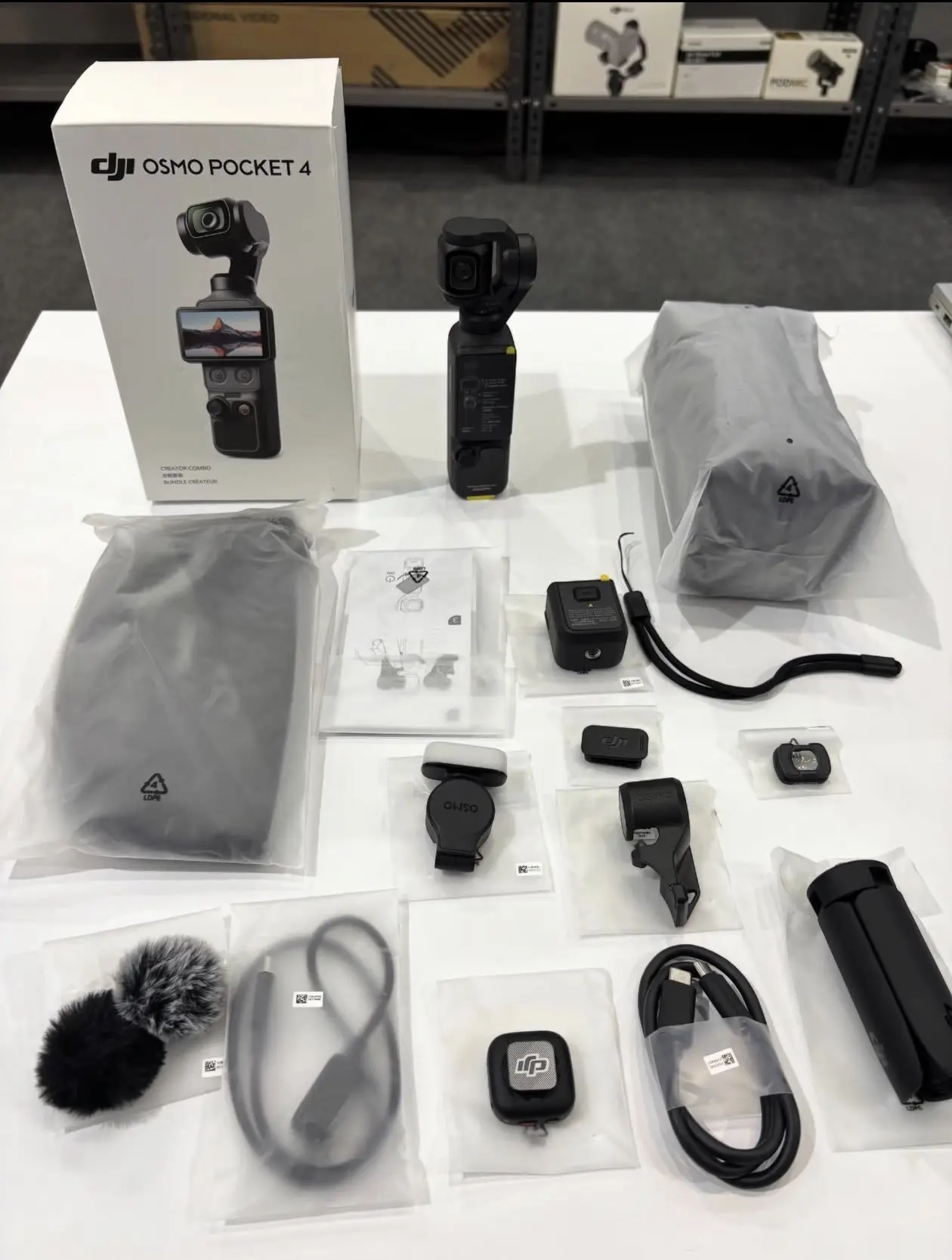 DJI OSMO POCKET 4 CREATOR COMBO SETS (ALL ACCESSORIES INCLUDED WITH ACTUAL CAMERA)