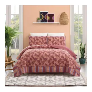 Jungalow Natalia 3pc King Cotton Quilt Set