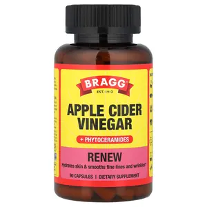 Bragg Renew, Apple Cider Vinegar + Phytoceramides, 90 Capsules