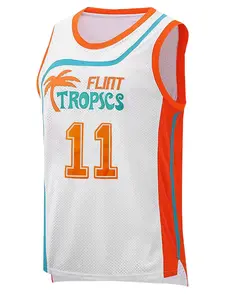 【Plus Size】 Letter Embroidery Vintage Basketball Jersey, Loose Fit Casual Breathable Sports Top for Men & Women, Basketball Accessories, Stylish Jersey