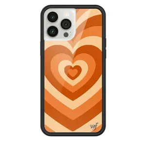 Wildflower Cases - Pumpkin Spice Latte Love, Limited Edition iPhone Case | Protection Durable Protective Fall Orange Heart PSL Warm