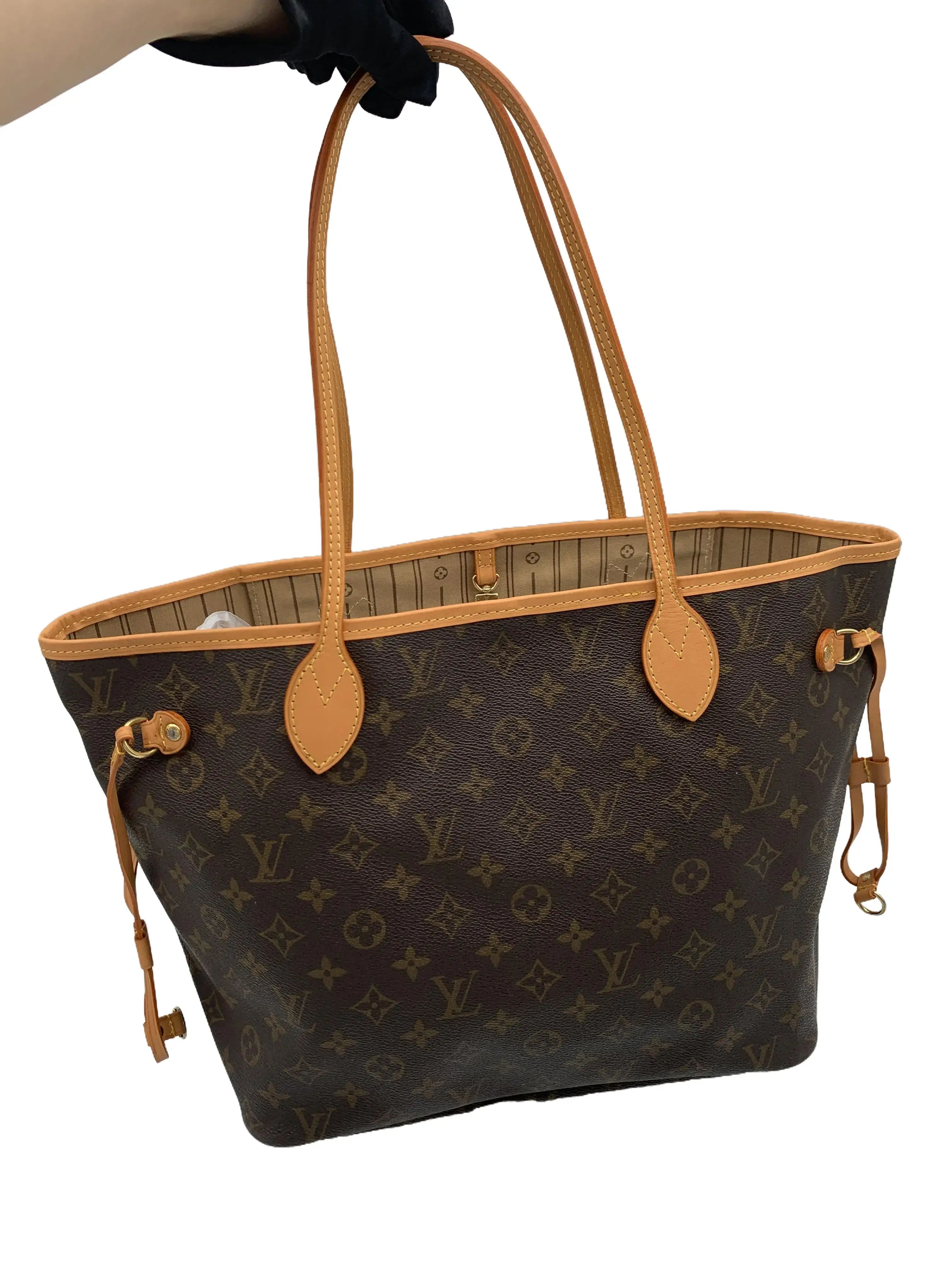 Pre-owned Louis Vuitton Monogram Neverfull MM Tote Shoulder Bag/WJ07308333/8333