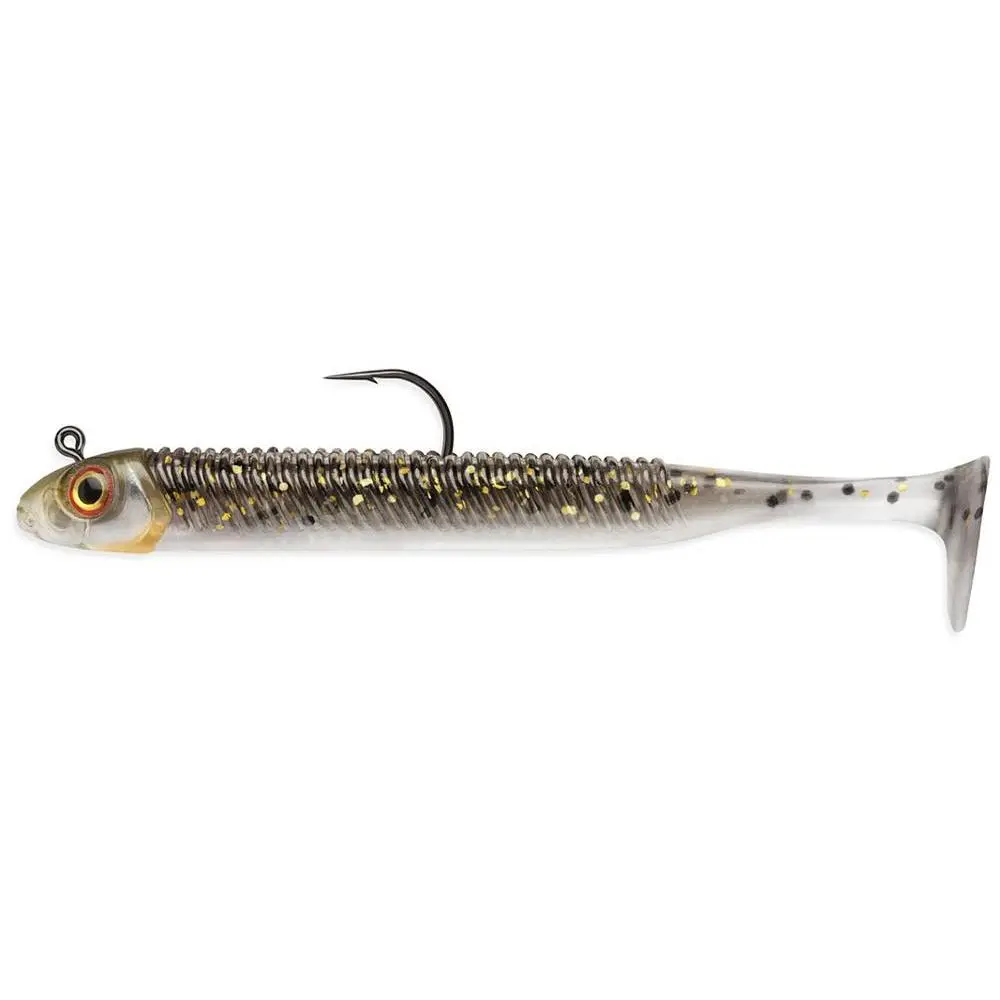 Storm 360GT Rigged Searchbait Fishing Swimbait - 4.5 in, 3 Pack, ABS Molded Jig Head, PVC Body, Rolling Scope, Suitable for Any Skill Level, Jig Head Fit, 4 1/2 Inch, Internal Rattle, Fishing Equipment, Soft Body, Ultimate Confidence Lure, Plastic