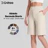 G4Free EverGoing Women's 10" Knee-Length Bermuda Shorts, Athletic Casual Long Shorts with Pockets Womenswear