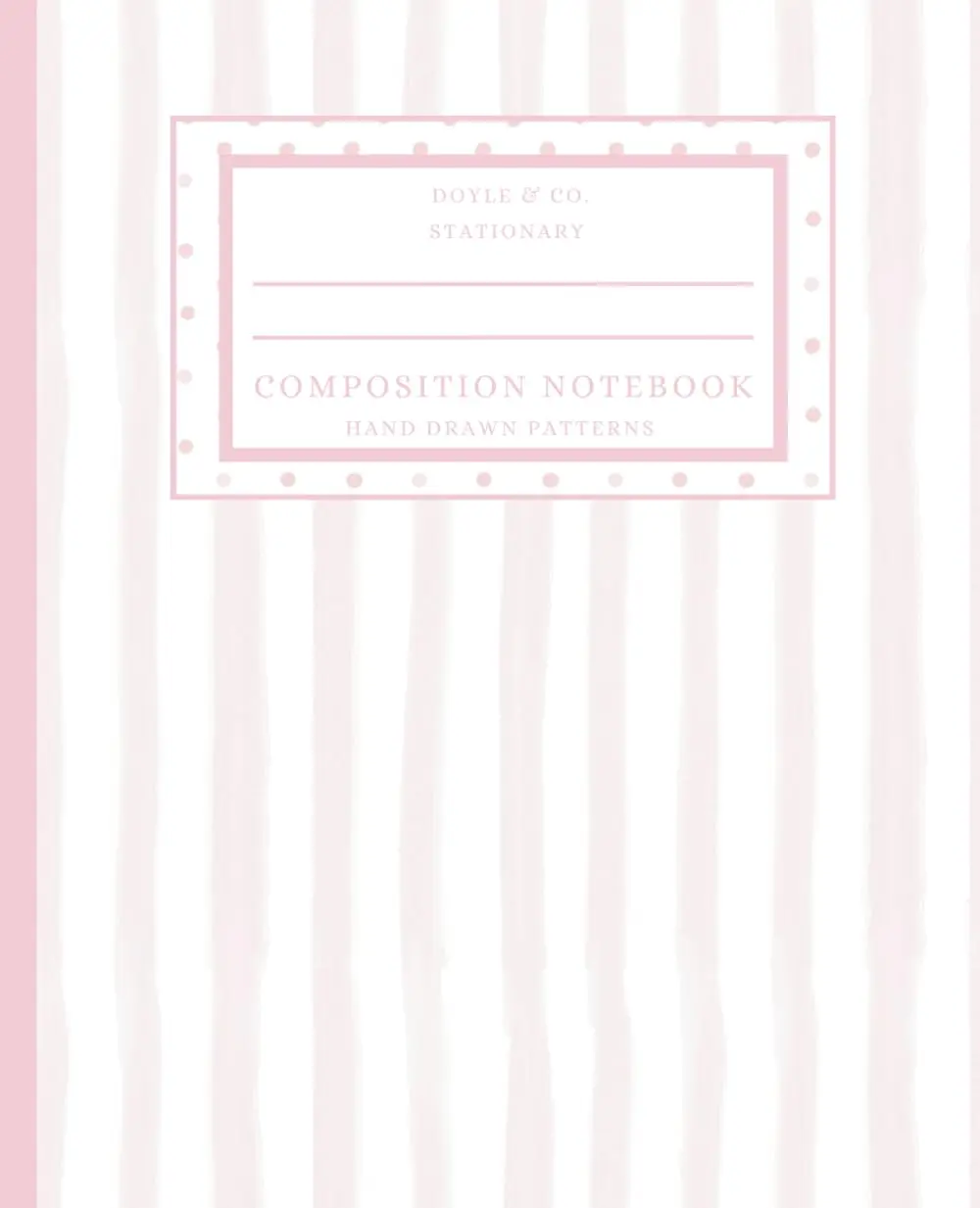Composition Notebook: Light Pink Stripes Composition Notebook: Light Pink Stripes