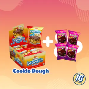 Cookie Dough Bites Prime Bites Protein Brownies - 12 Pack + 4 Free