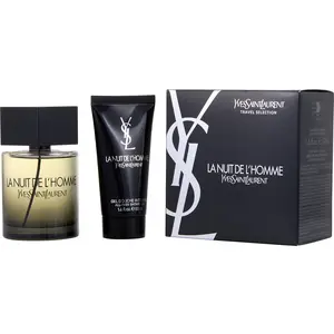 La Nuit De L'homme Yves Saint Laurent Set-Edt Spray 3.3 Oz & All Over Shower Gel 1.6 Oz For Men
