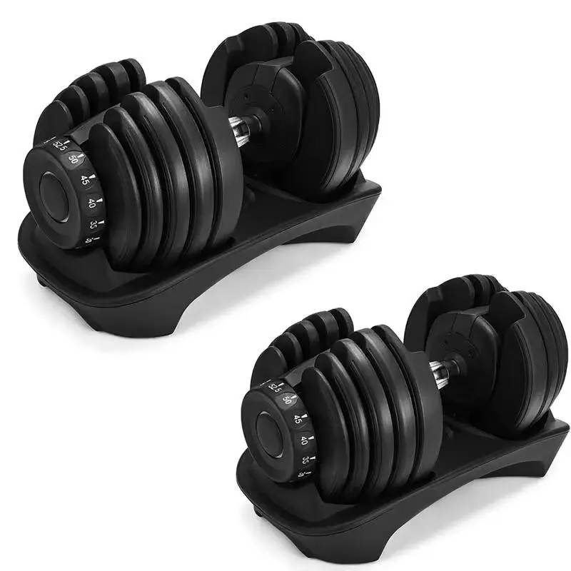 Sihao Adjustable Dumbbell 24/40 KG 52.5/90 LBS Fitness Equipment Training Arm Muscles Dumbbell Adjustable Bumbbell