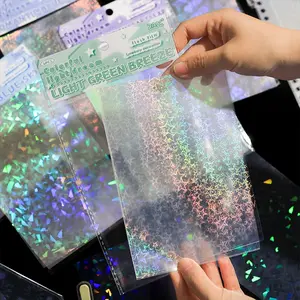 36 Pcs Large Size Laser Background Stickers, High-Quality Decorative Decals for DIY Projects & Home Decoration, Perfect Gift Idea