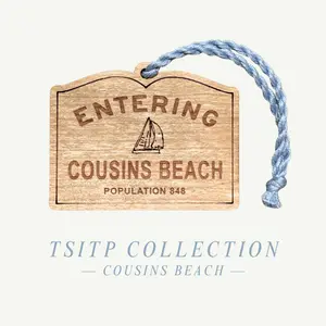 TSITP Collection Cousins Beach Ornament Wooden Fan Gift for TSITP Fans Featuring The Summer I Turned Pretty Belly Conrad Jeremiah Christmas