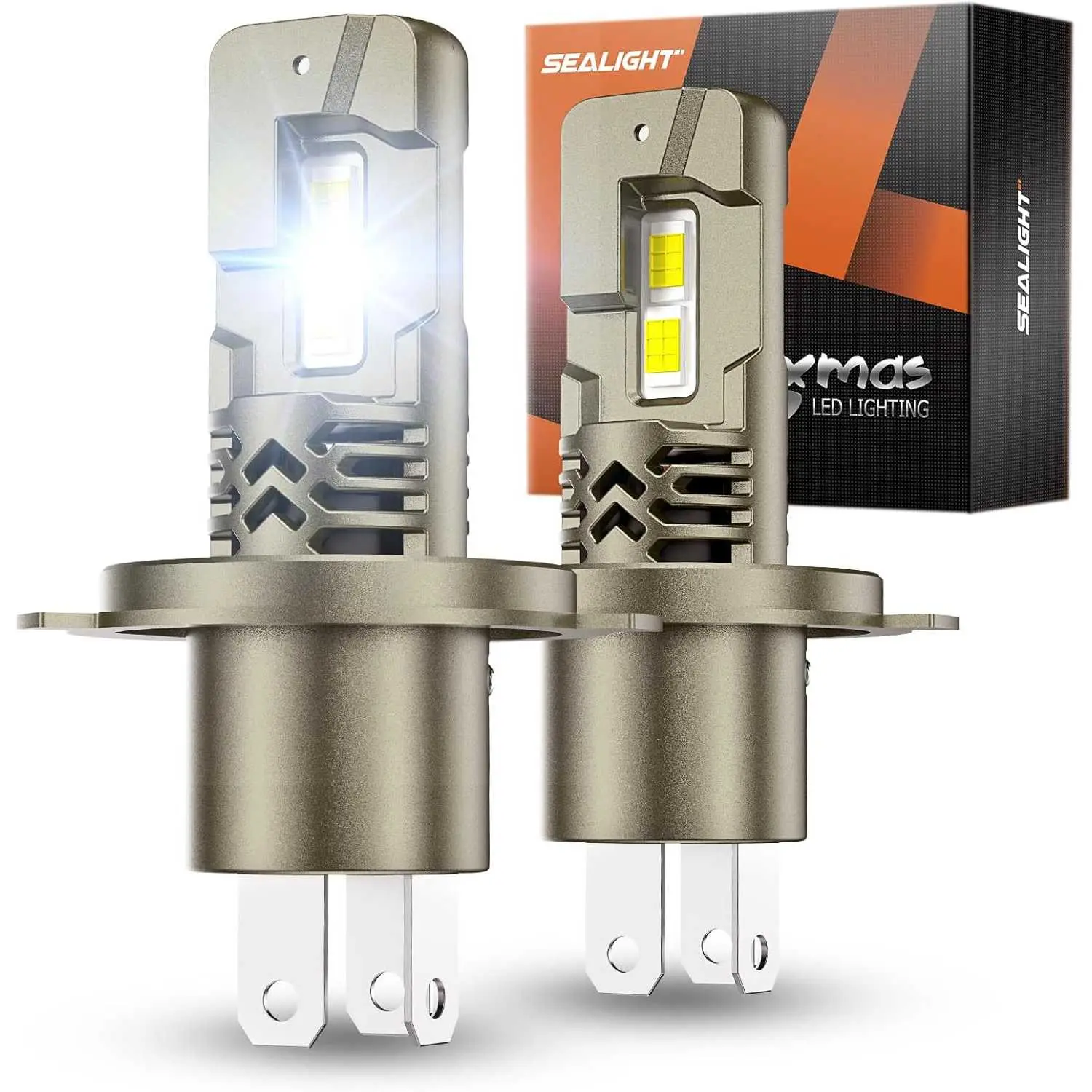 2015 Toyota Yaris 9003/H4/HB2 90W 6500K White IP68 LED Headlight Bulbs 2PCS SEALIGHT L2S