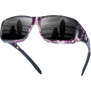 Fit Over Sunglasses for Men Women Polarized Wrap Around Sunglasses to Wear Over Glasses with UV Protection TS0312