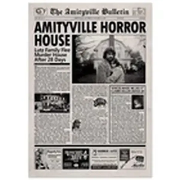 Amityville Horror 1979 Movie Newspaper Poster 