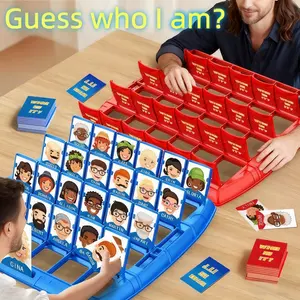 Interactive Guess Who? Party Board Game, Family Board Game, Tabletop Games, Logic Deduction Game with 96 Cards & 2 Boards, Fun Christmas Birthday Halloween Gift for Adults Teens