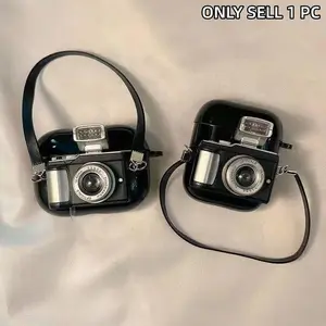 Earphone Case - Retro Click Camera Case for Headphones, Headset, AirPods 1/2/3/4, AirPods Pro, Pro2, Creative and Personalized Earphone Case