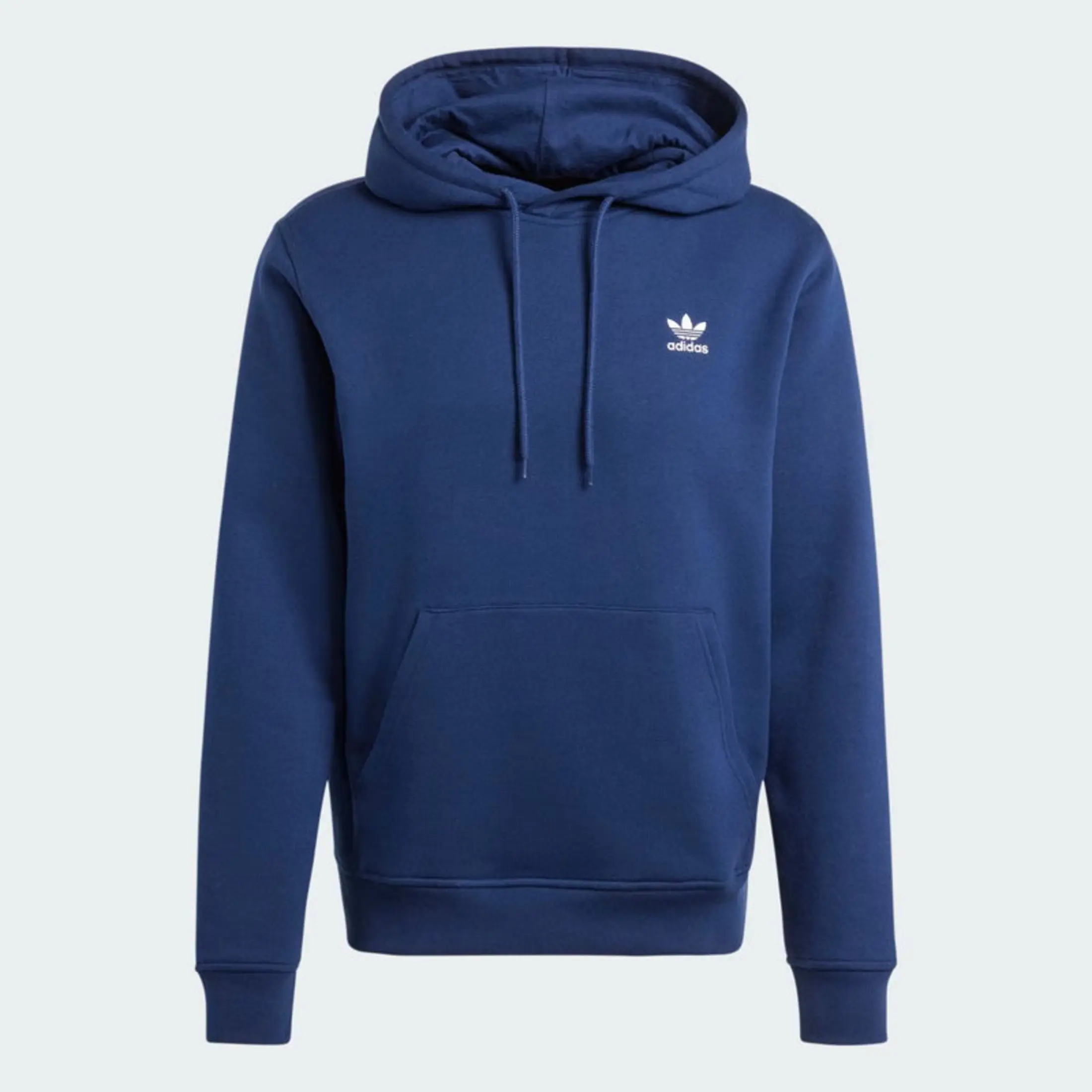 adidas Trefoil Essentials Hoodie Night Indigo IY4929 Men's Fashion Tops