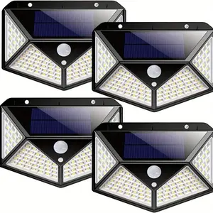 LED Solar Motion Sensor Wall Light, Outdoor Waterproof Landscape Pathway Lamp, Solar Lights Outdoor, Outdoor Garden Lighting, Ideal for Courtyard, Patio, Balcony, Entrance, Stairs, Garage, Solar Outside Lights