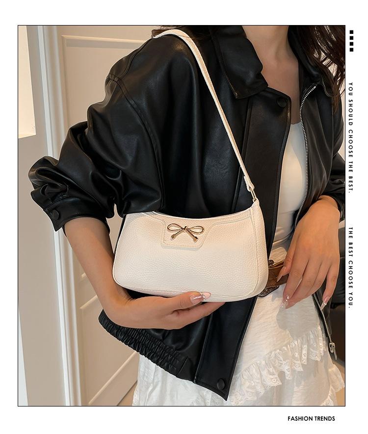 Womens Stylish Bow-Tie Western-Style Underarm Bag