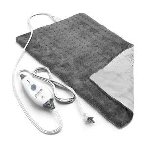 Pure Enrichment PureRelief 4 Heat 2hr Deluxe Electric Heating Pad Gray 12"x24"