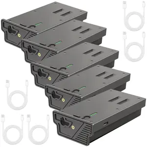 5 Pack Upgraded Rechargeable Battery 6000mAh for Reveal Camera Enhanced Solar Charging Battery Compatible with Reveal Hunting Trail Camera Ultra, X Gen 3.0, Pro 3.0, X, X Pro, X Gen 2.0, XB, SK