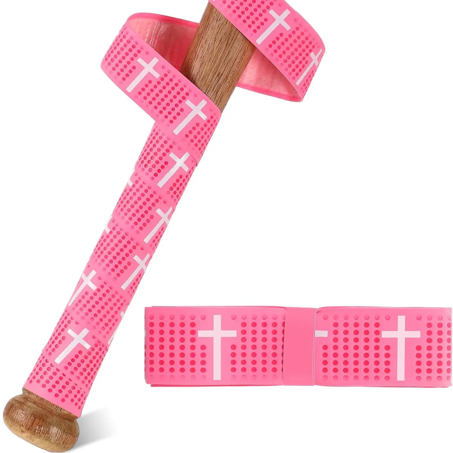 Faith Cross Baseball Bat Grip Tape Precut Bat Wrap Non Slip Softball Cricket Grip Tape