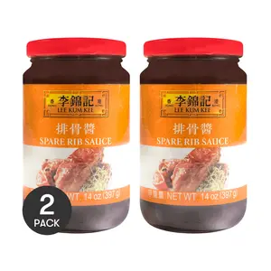 LEE KUM KEE Hong Kong Pork Rib Sauce - 2 Pack, 397g Each | Authentic Chinese BBQ Flavor