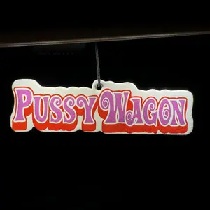 Car Hanging Aromatherapy Tablet, Rearview Mirror Air Freshener Decoration, Universal Car Interior Diffuser Accessory