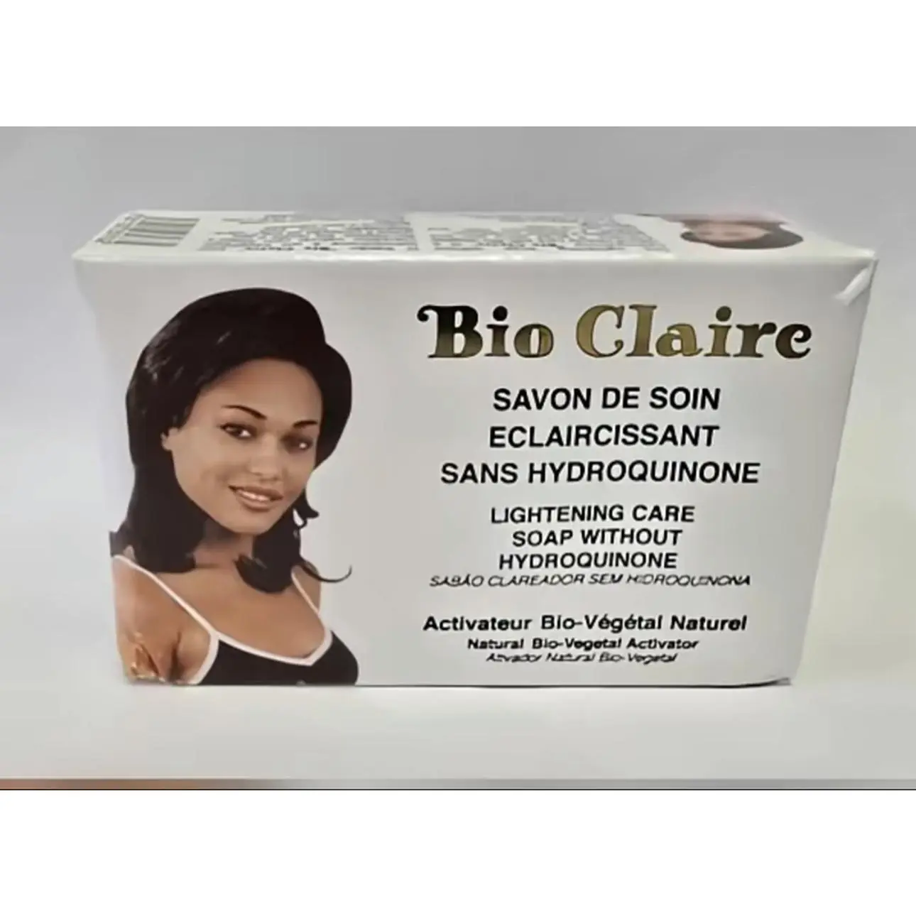 Bio Claire Lightening Care Soap Without Hydroquinone - Natural Bio-Vegetal Activator for Skin Brightening