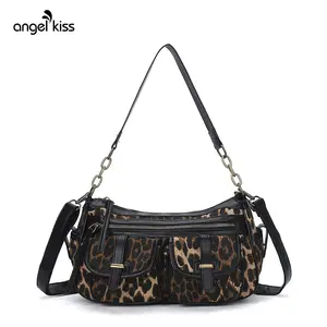 Angel Kiss Hobo Purses for Women Crossbody Shoulder Bag Ladies Multi Pocket Handbags with Adjustable Shoulder Strap SpringStatements