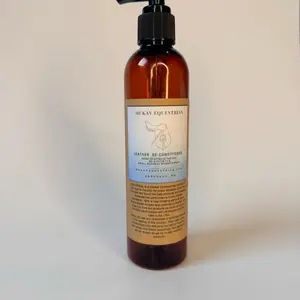 Pure Source,  “Mckay Leather Re Conditioner” for Dry leather.  - All Natural, no synthetics, so it’s easy on skin and hands. Smells nice and convenient