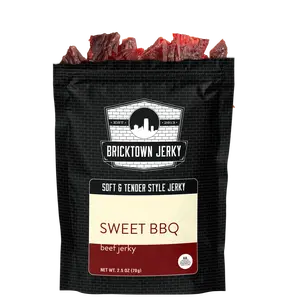 Soft and Tender Style Beef Jerky - Sweet BBQ