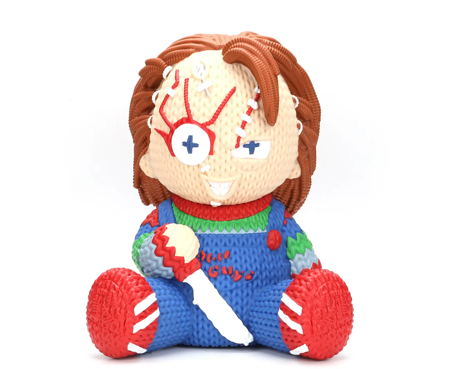 Child's Play 2 - Chucky 12" Mega Size New Vinyl Figure, Handmade by Robots, TV/Movie Character Collectible with Knit Look for Display/Play [COLLECTIBLES]