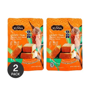 KUNNA Coconut Freeze-Dried Coconut Sugar Thai Milk Tea Flavor - 2 Packs, 25g Each | Popular on Xiaohongshu