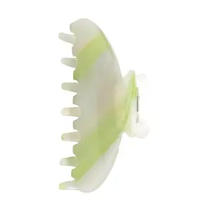 OideGuiing Durable Acetate Hair Clips - 4-Inch Cyan tint Claw Clips for Fine and Thick Hair (Cyan tint)