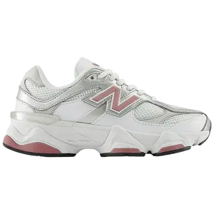 New Balance 9060 'Metallic Rose White' Youth / Women's Sneaker Comfortable Durable Breathable Mesh Upper Cushioned Footbed Rubber Outsole All Seasons Round Toe