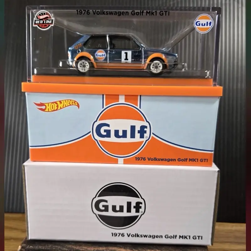 Hot Wheels RLC 1976 Volkswagen Golf Mk1 GTI Gulf Livery New