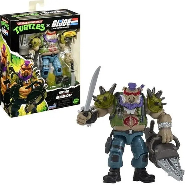 Teenage Mutant Ninja Turtles x G.I. Joe - Ripper x Bebop Action figurine/statue (TMNT)  [COLLECTIBLES] Action figurine/statue