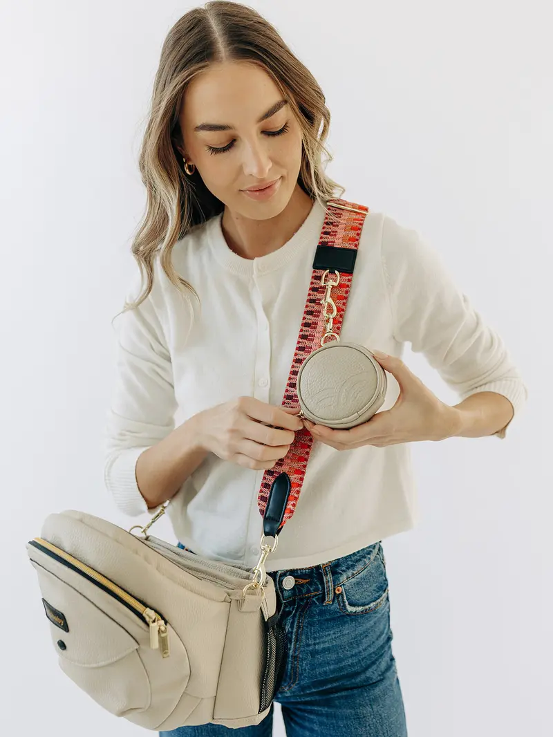 TushBaby Crossbody Strap – Stylish Decorative Strap Accessory for Hip Seat Carrier