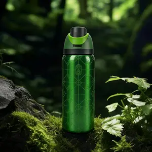 Owalaa emerald flash 32oz/945ml stainless steel insulated water bottle with straw,for daily sports outdoor,perfect gift