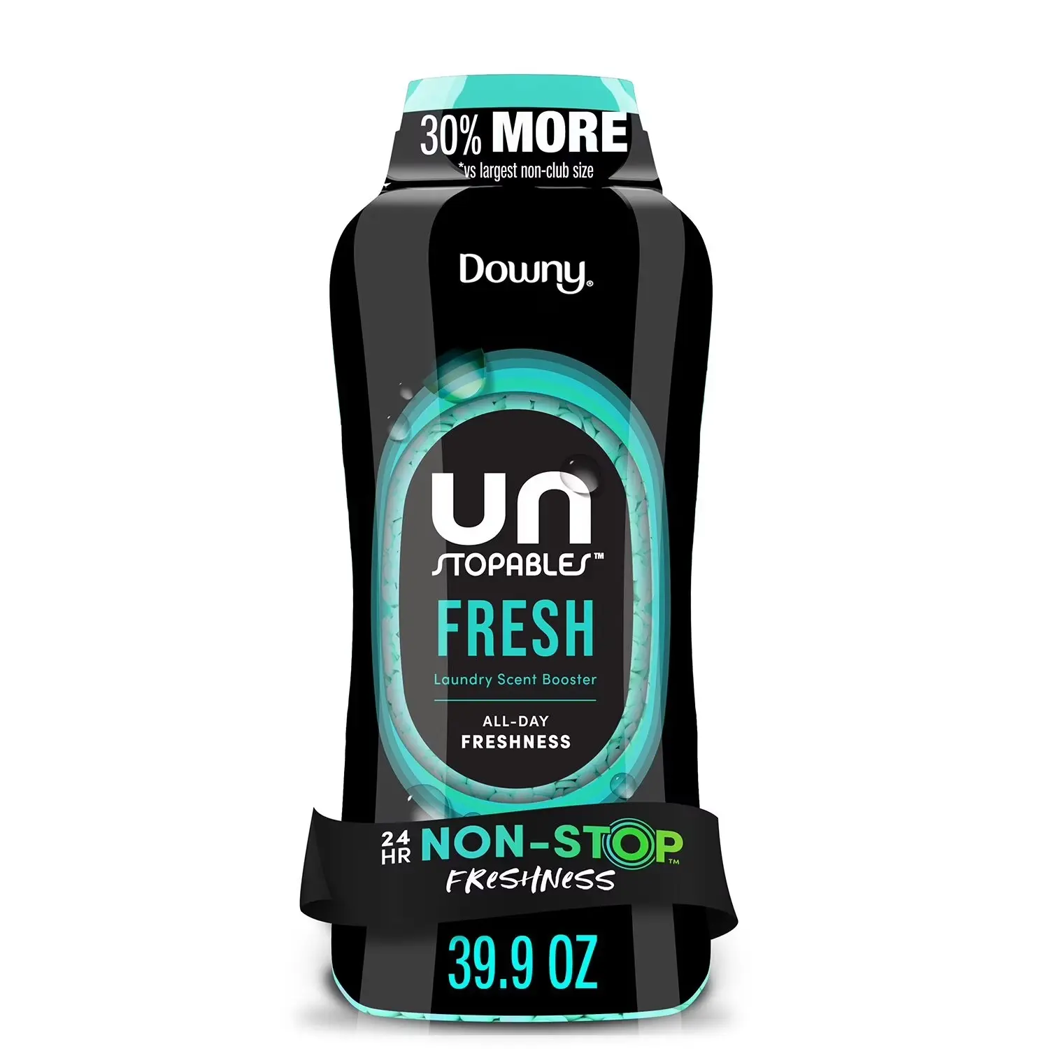 Downy Unstopables Anti-Odour In-Wash Laundry Scent Booster Beads, Deodorizing Fresh Scent, 39.9 oz Detergent Additive for Baby & Maternity Laundry Care, Anti-Odour Laundry Detergent