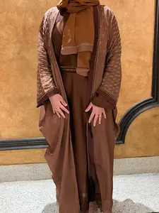 Ana Abaya - Organza Fabric with Stone Work