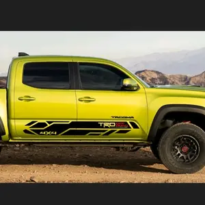 TRD 4x4 off-road Door Decals vinyl decals for 2013-2023 Toyota Tacoma, ROCKER PANEL Vinyl Decal Sticker Graphics Kit