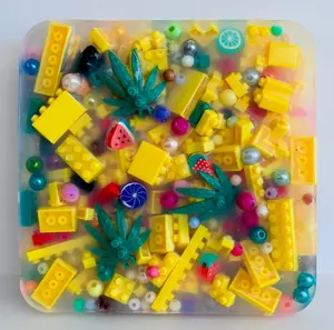 Ultra Picky Pad with Building Blocks - Pineapple