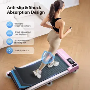 【New Year, New Me】Walking Pad, Walking Pad Treadmill 265 lbs Capacity, 4 in 1 Portable Under Desk Treadmill, Portable Folding Incline Treadmill for Home and Office with Remote Control, LED Display, Multifunctional Workout Station